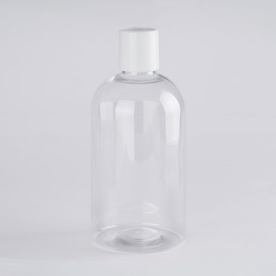 Пластикова пляшка косметична прозора з диск-топ кришкою 350 мл TAR-0122-04 фото